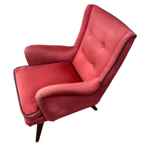 pink lounge chair