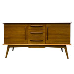 Load image into Gallery viewer, Two Cupboards Sideboard Midcentury Walnut Alfred Cox
