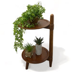 Load image into Gallery viewer, Beech Plant Stand Side Table
