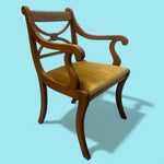 Load image into Gallery viewer, Scroll Arm Occasional Chair Regency Style
