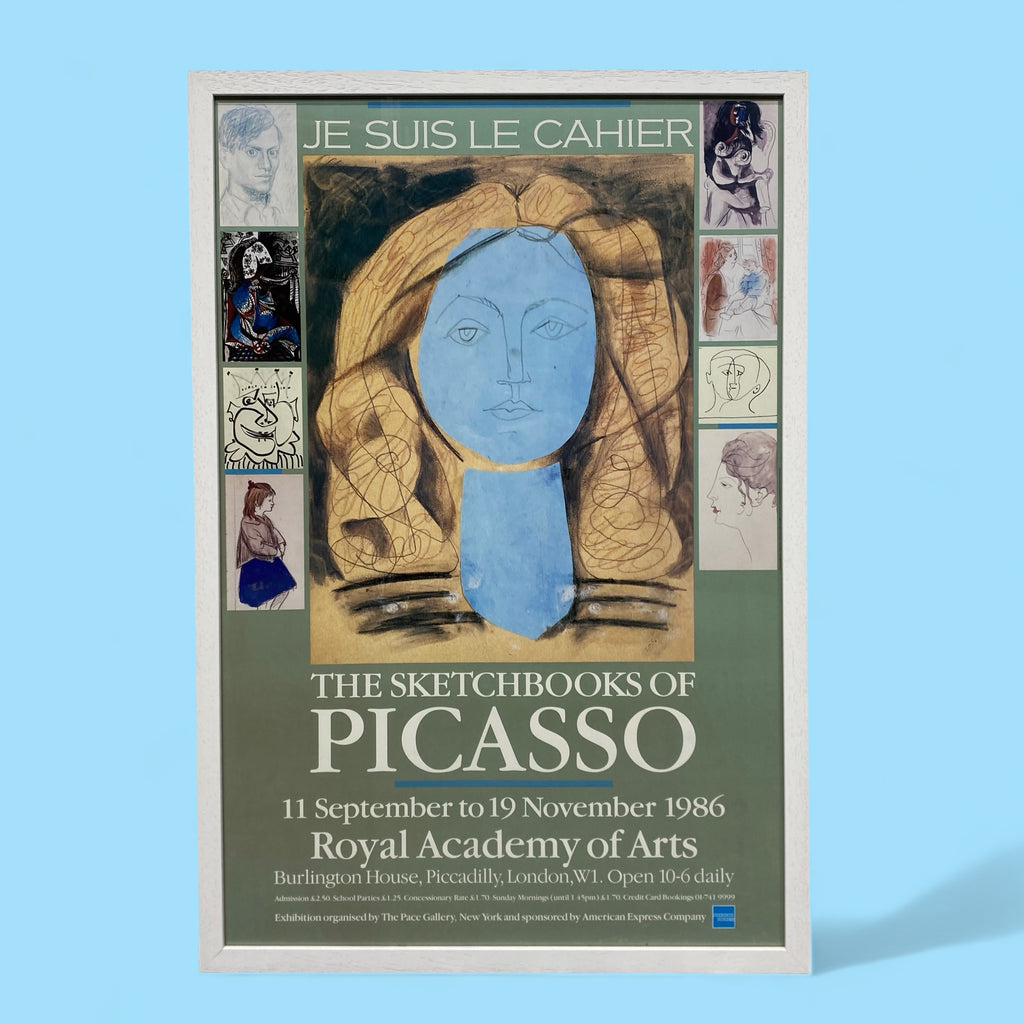 Picasso Exhibition Poster 1986 Framed