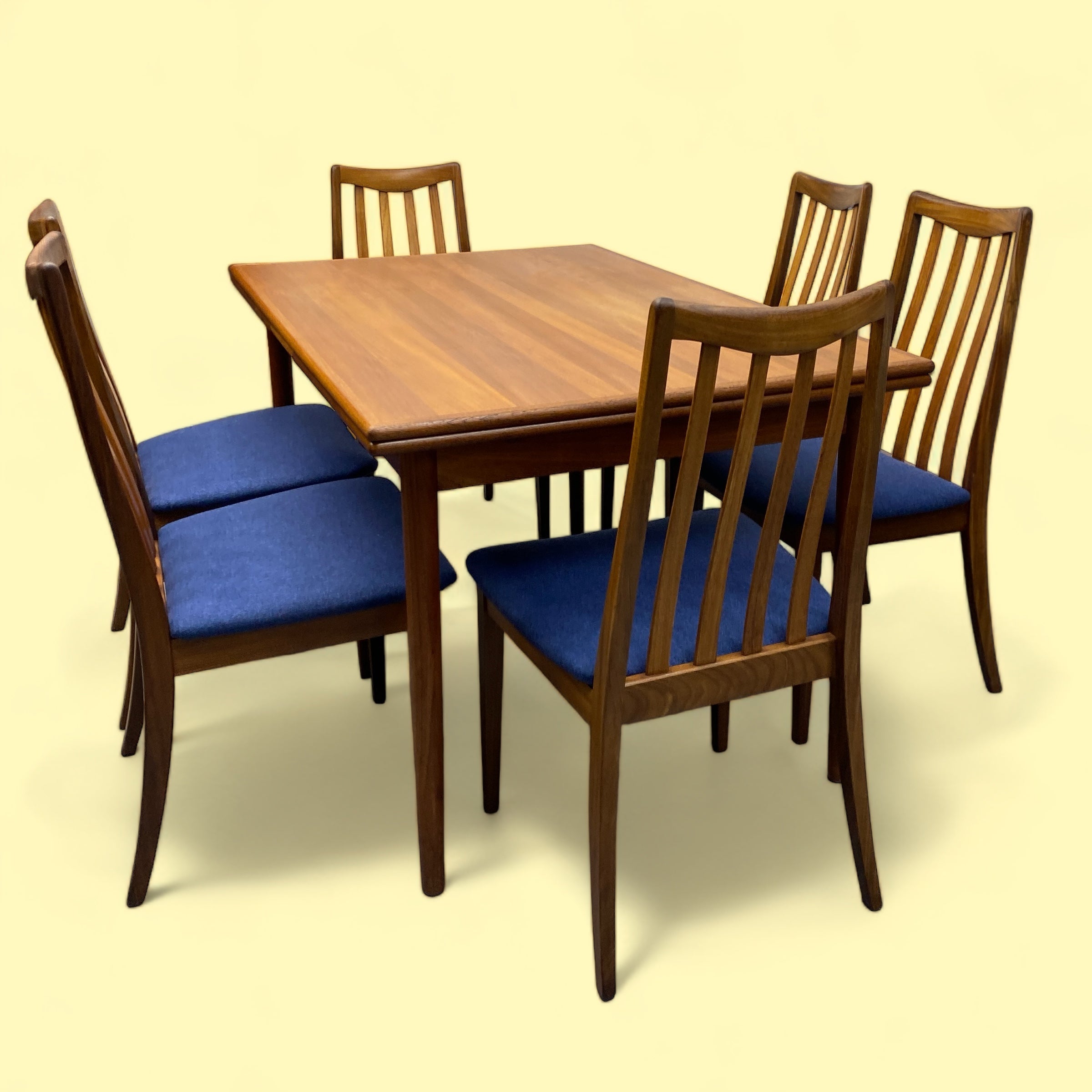 Six Dining Chairs And Dining Table 