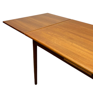 Extension Leaf Midcentury Dining Table Danish Teak