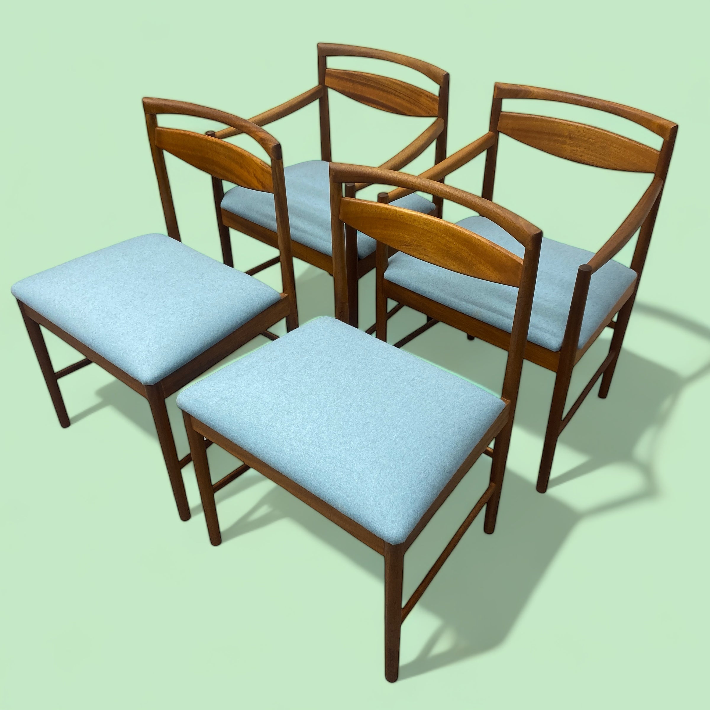 Dining Chairs Carvers Midcentury McIntosh