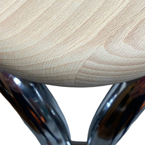 beech curved desk