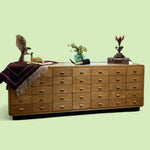 Load image into Gallery viewer, Haberdashery 1930s Solid Ash Dressing Room Storage
