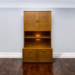 Load image into Gallery viewer, rOOM SET Teak Storage Cabinet Wall Unit dARK FLOORING
