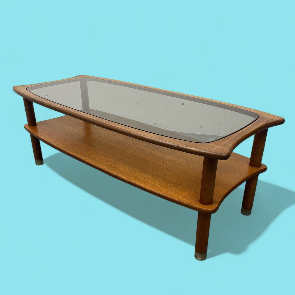 Coffee Table 70s G Plan Teak Magazine Shelf