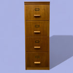 Load image into Gallery viewer, Filing Cabinet Oak Vintage
