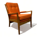 Load image into Gallery viewer, Teak Cintique Lounge Chair Low Backed
