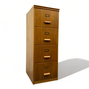 Filing Cabinet Oak Vintage