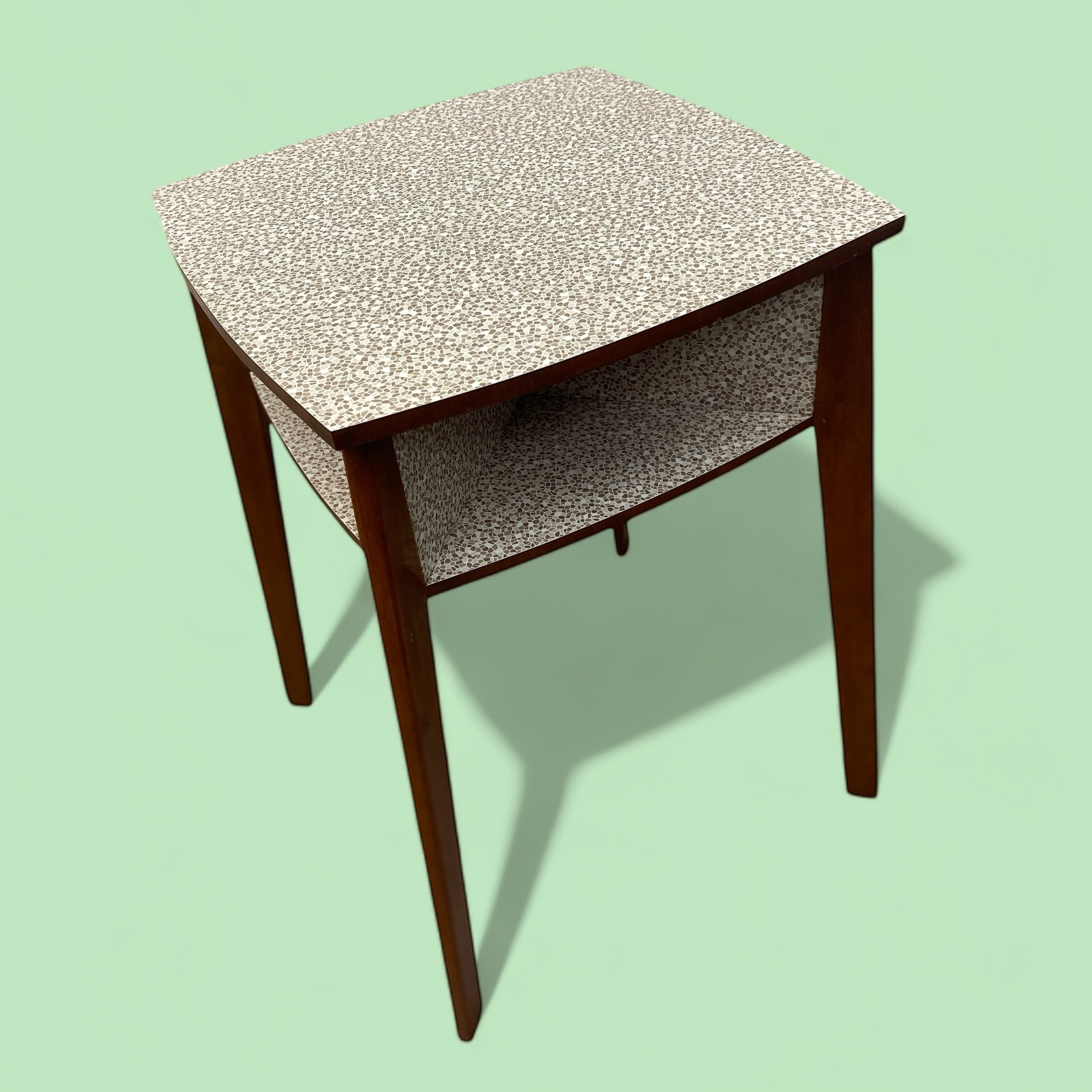 Side Table Teak Formica