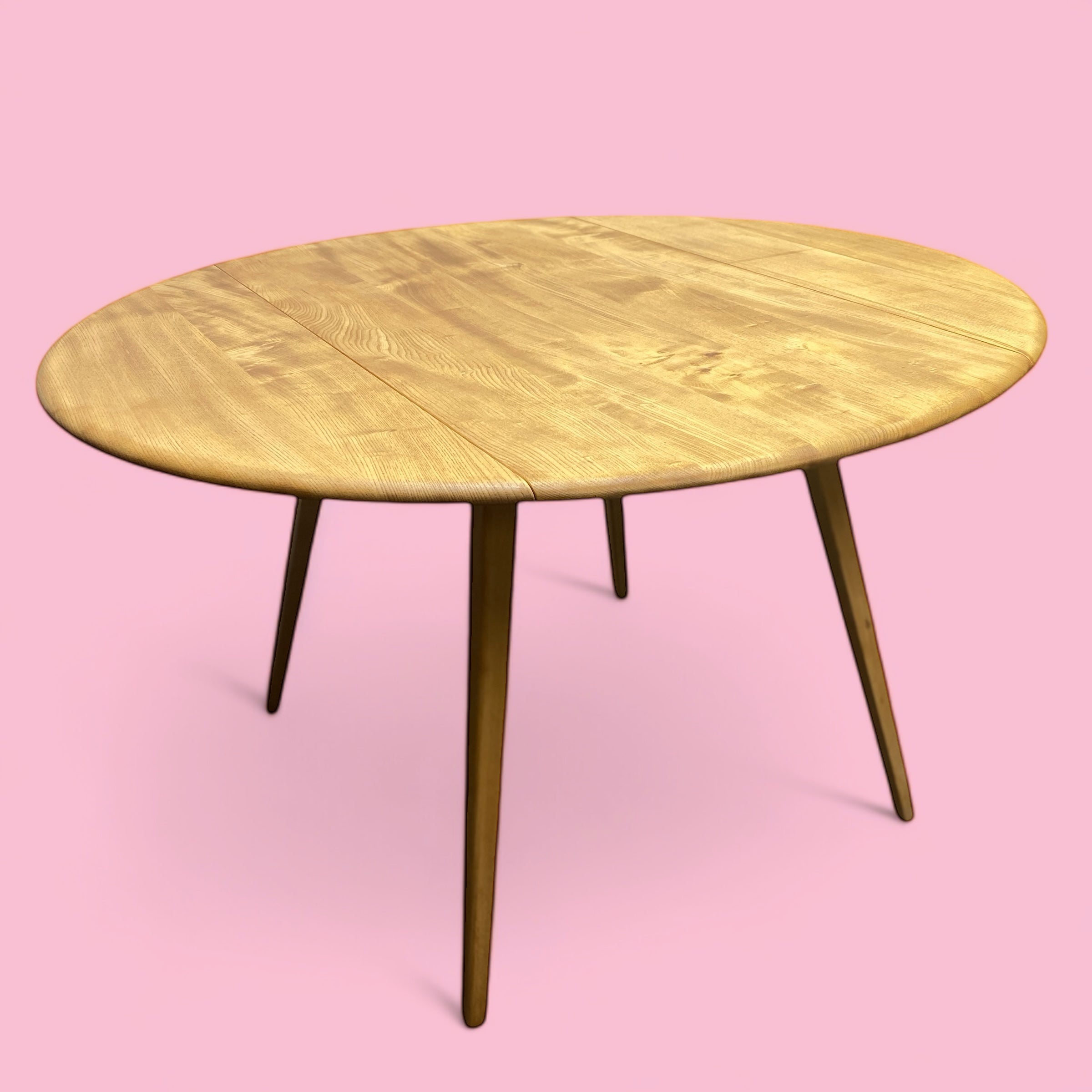 Ercol Drop Leaf Dining Table Blonde