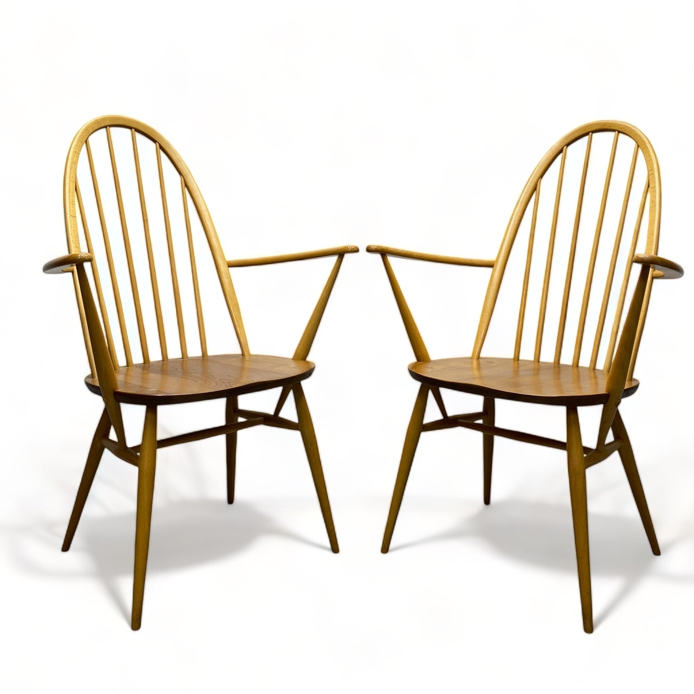 Beech Elm Carver Dining Chairs