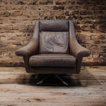 Load image into Gallery viewer, Room Set Lounge Chair Brown Leather Midcentury Danish Matador Aage Christiansen
