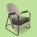 Load image into Gallery viewer, Modernist Lounger Chair LLoyd Loom
