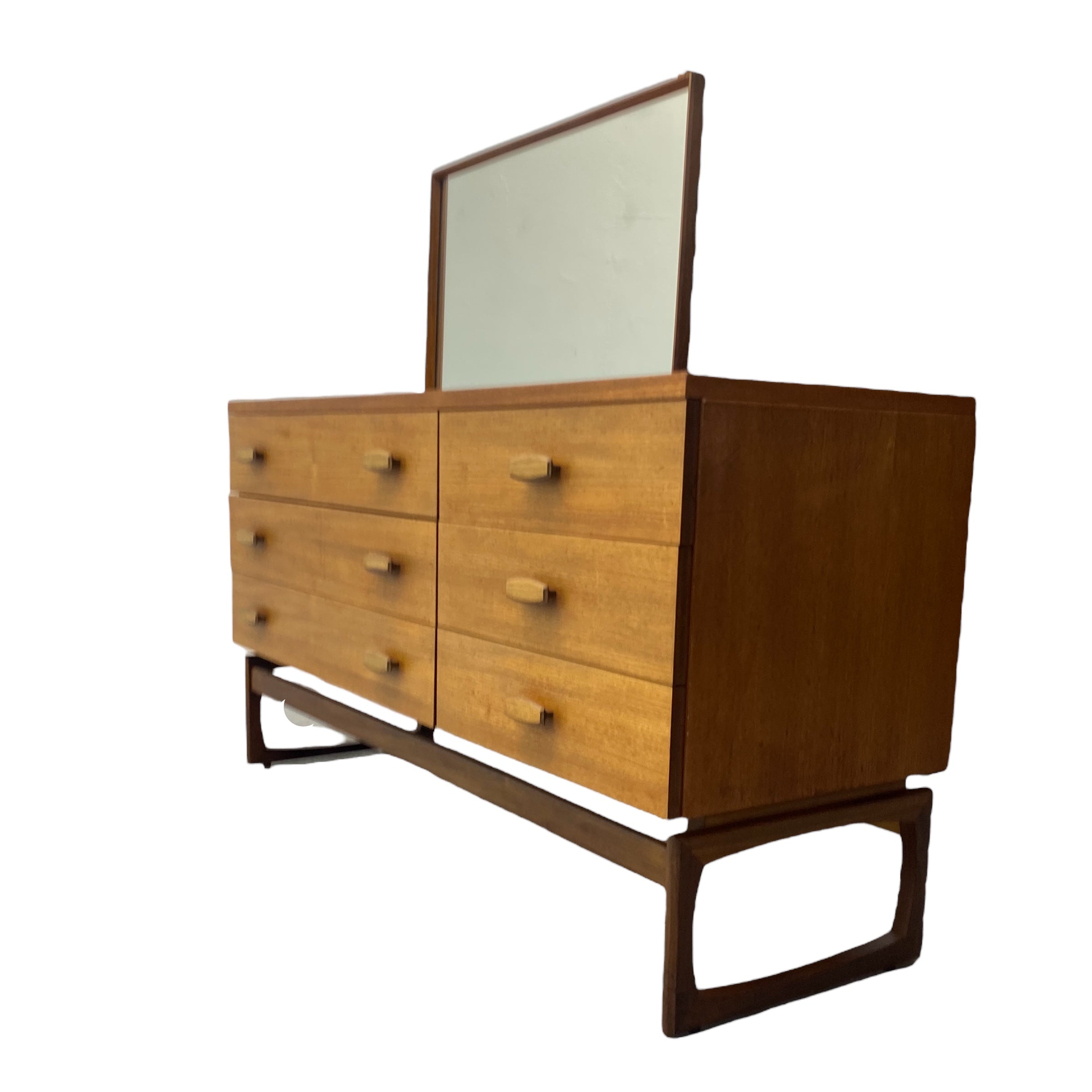 quadrille legs Dressing Table E Gomme Midcentury