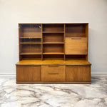 Load image into Gallery viewer, Meredew Wall Unit Drinks Cabinet Storage And Marble Flooring
