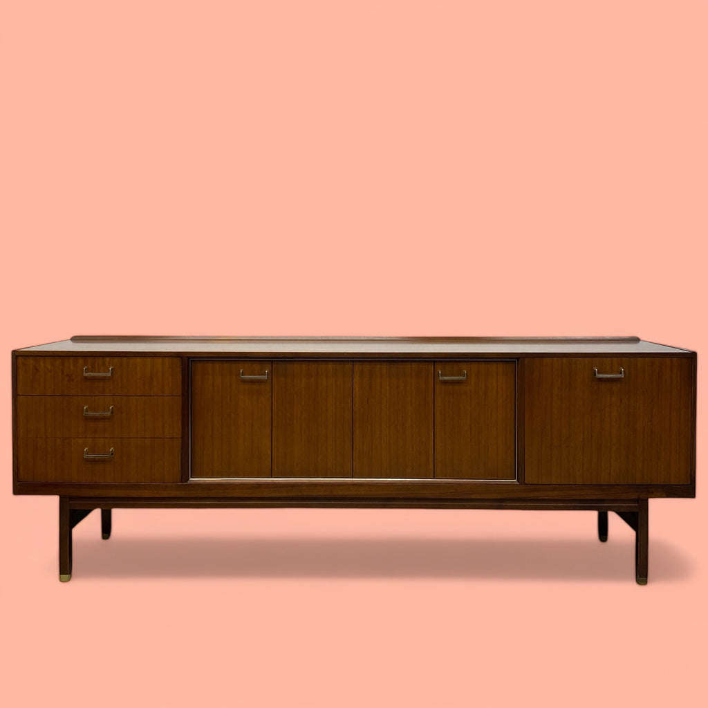 G Plan Sideboard 1950s Concertina Doors Teak