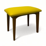 Load image into Gallery viewer, reupholstered vintage stool
