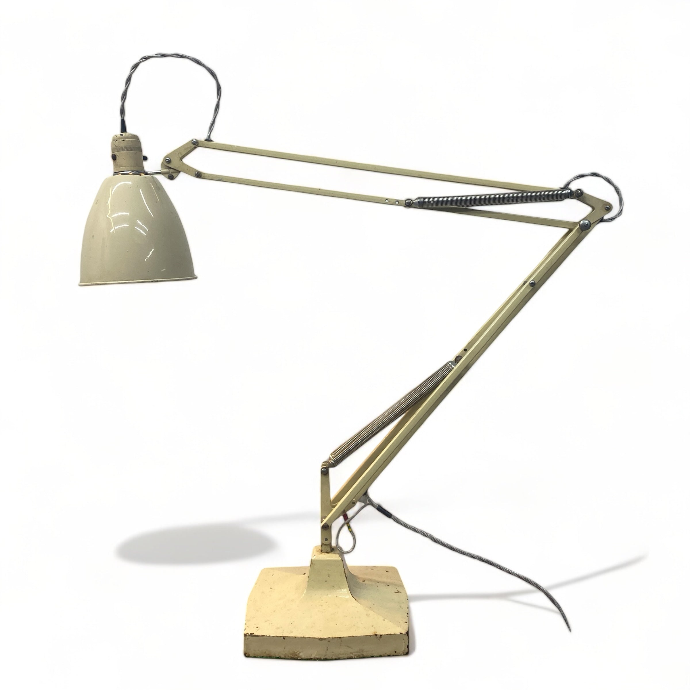 Cream Desk Lamp Herbert Terry & Sons Model 1209 