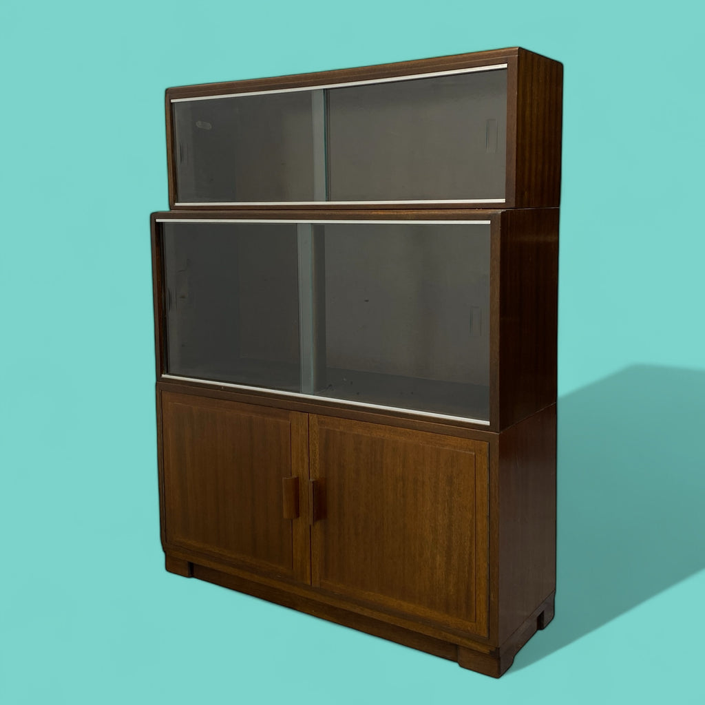 Bookcase Legal 1950s Mahogany Modular Minty Oxford