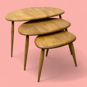 Ercol Nest Pebble Coffee Tables