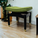 Load image into Gallery viewer, Room Set Stool Ebonised 1950s G Plan Refurbished
