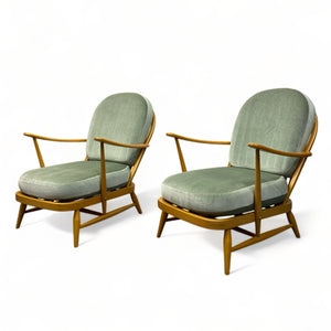 Pair Ercol Armchair Windsor Model 203