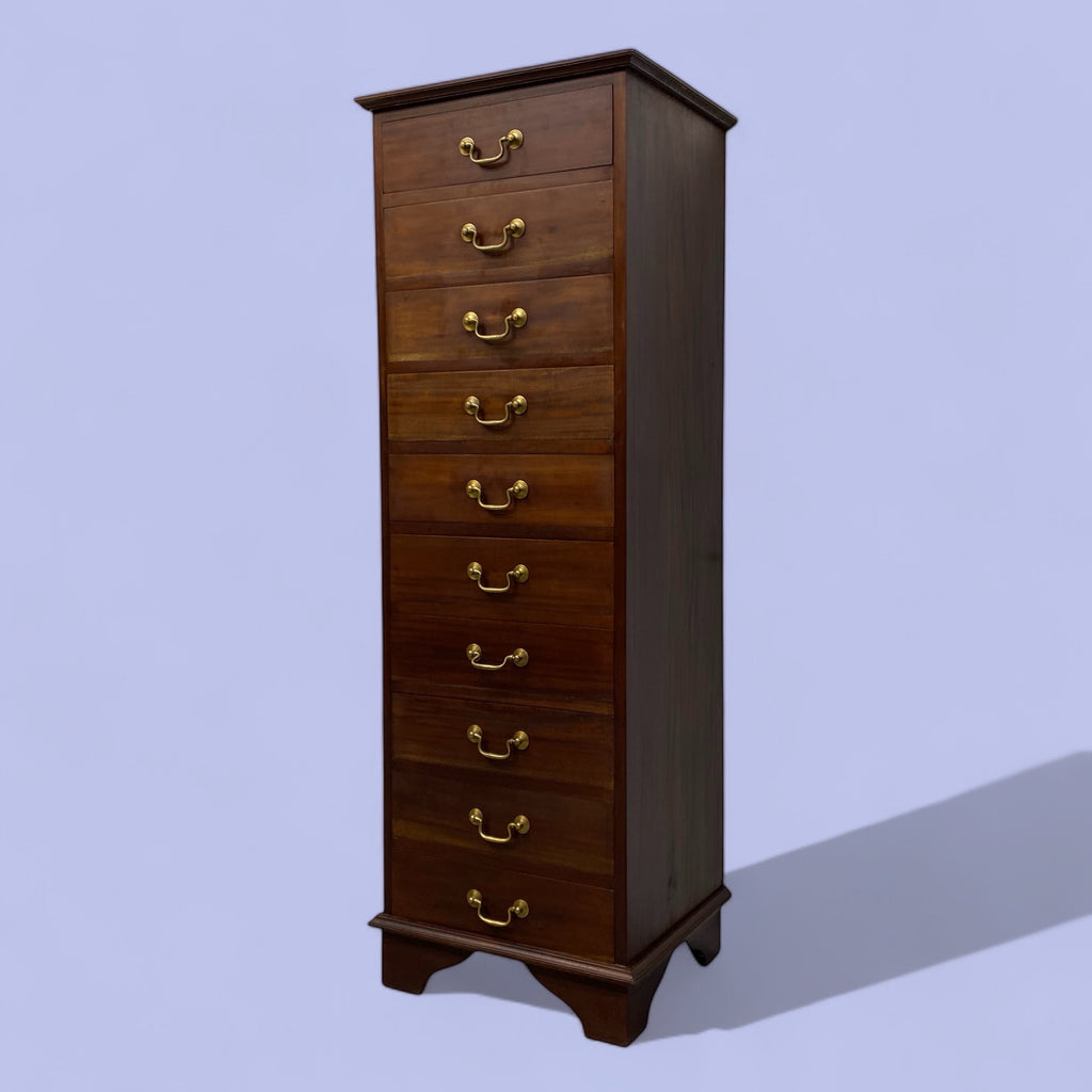 Tallboy Drawers Brass Handles Chest