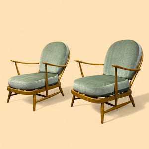 Ercol Armchair Windsor Model 203 PAIR