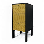 Load image into Gallery viewer, black Cabinet Drawers Handmade Bespoke Valchromat
