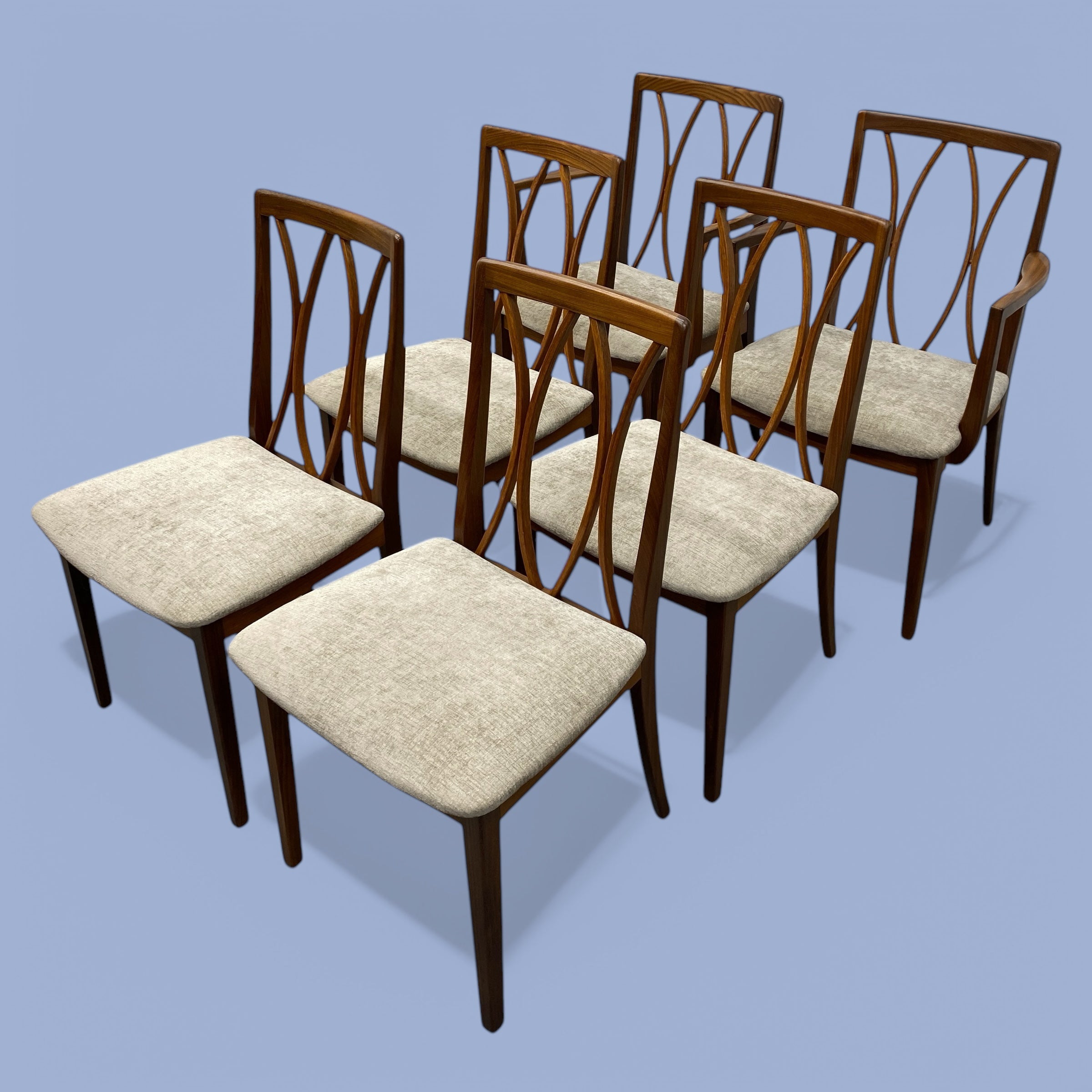 G Plan Dining Chairs & Carvers Vintage