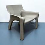 Load image into Gallery viewer, Grey &#39;Gaudi&#39; Chairs Vico Magistretti Artemide 1970s
