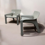 Load image into Gallery viewer, pair of &#39;Gaudi&#39; Chairs Vico Magistretti Artemide 1970s
